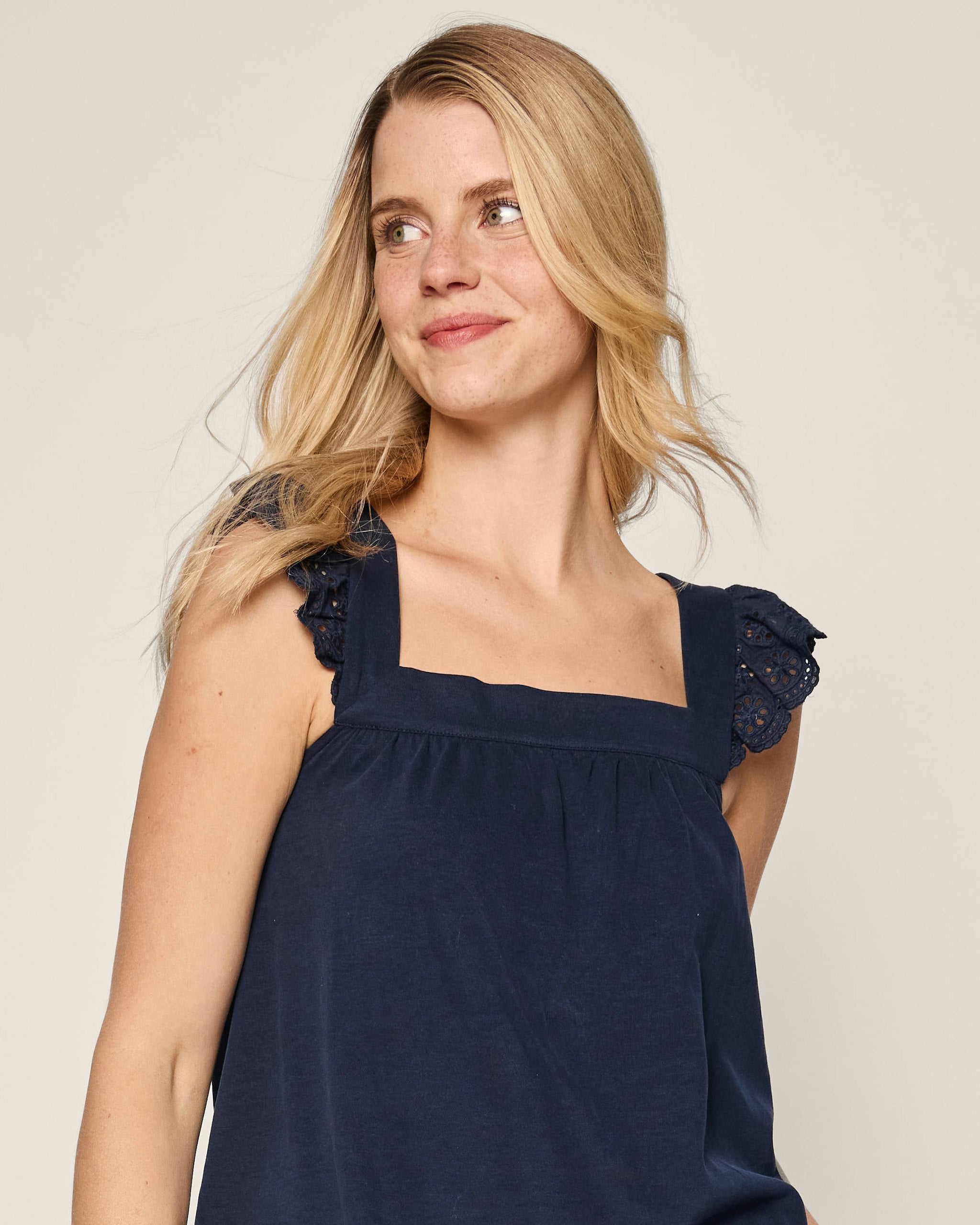 Women's Pima Clara Short Set in Timeless Toile