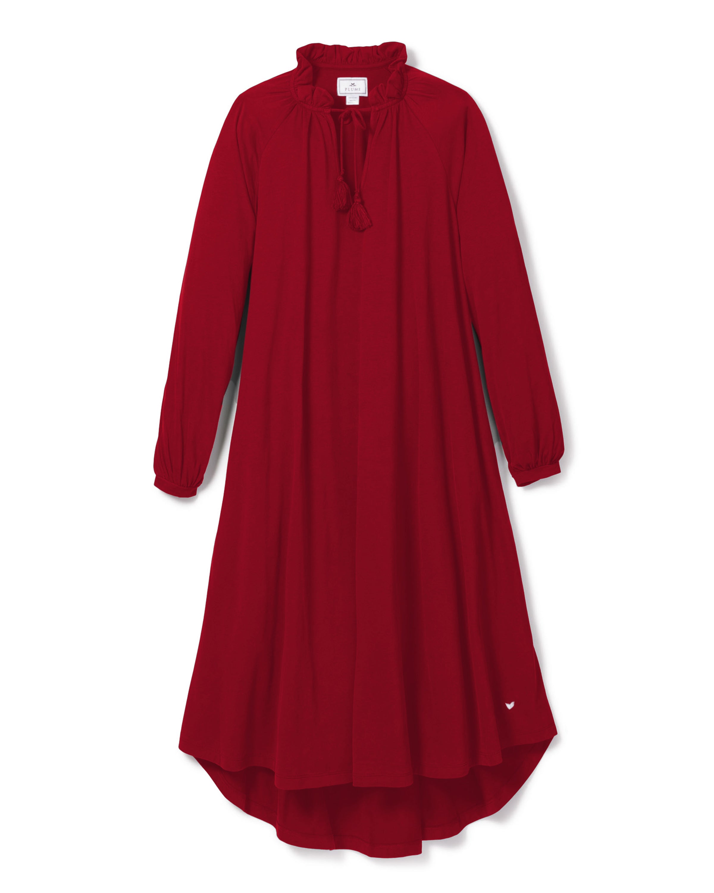 Women's Pima Garbo Nightgown in Bordeaux