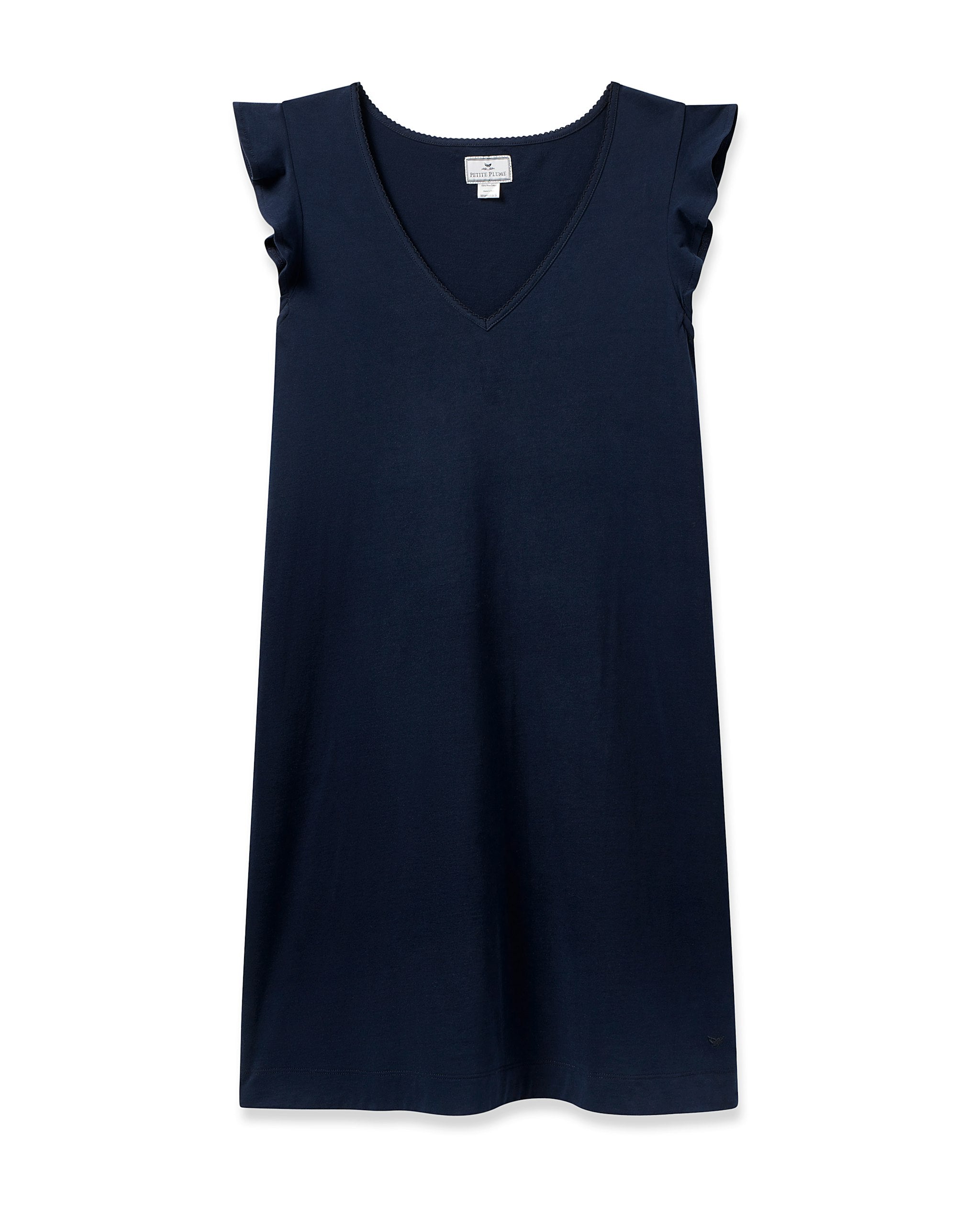 Women's Pima Harper Nightgown in Navy
