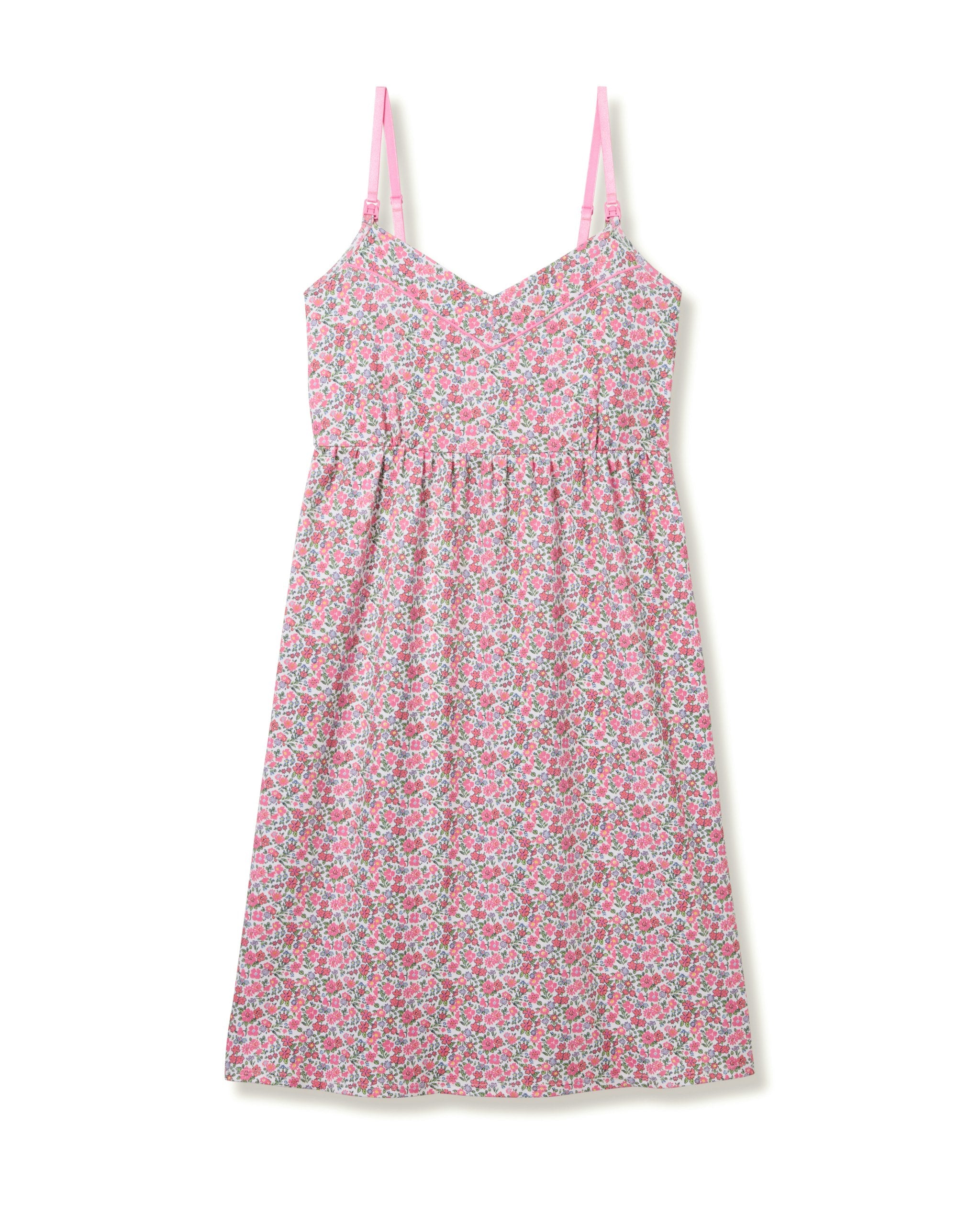 Women's Pima Maternity Nightgown in Dorset Floral