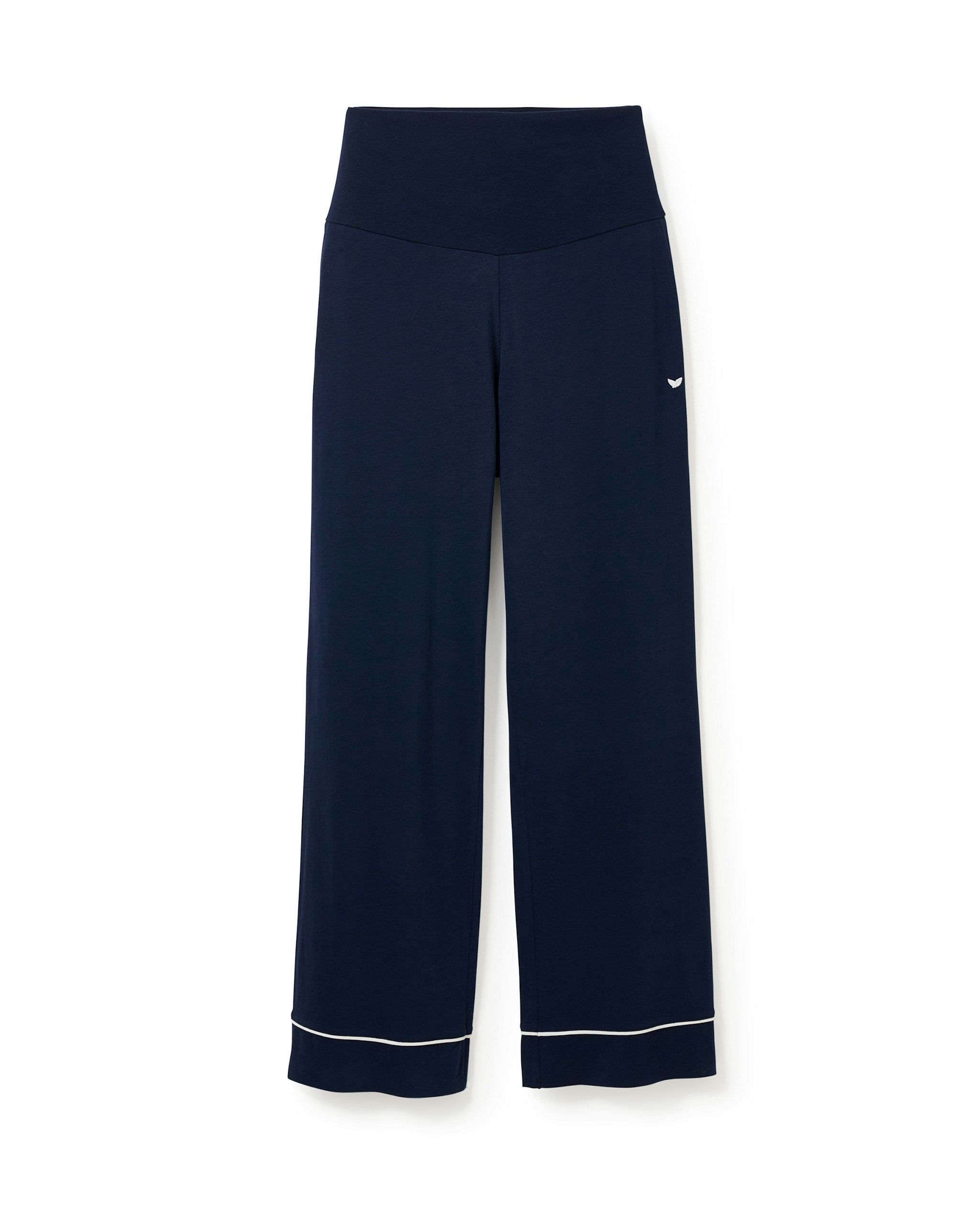 Women's Pima Maternity Pants in Navy