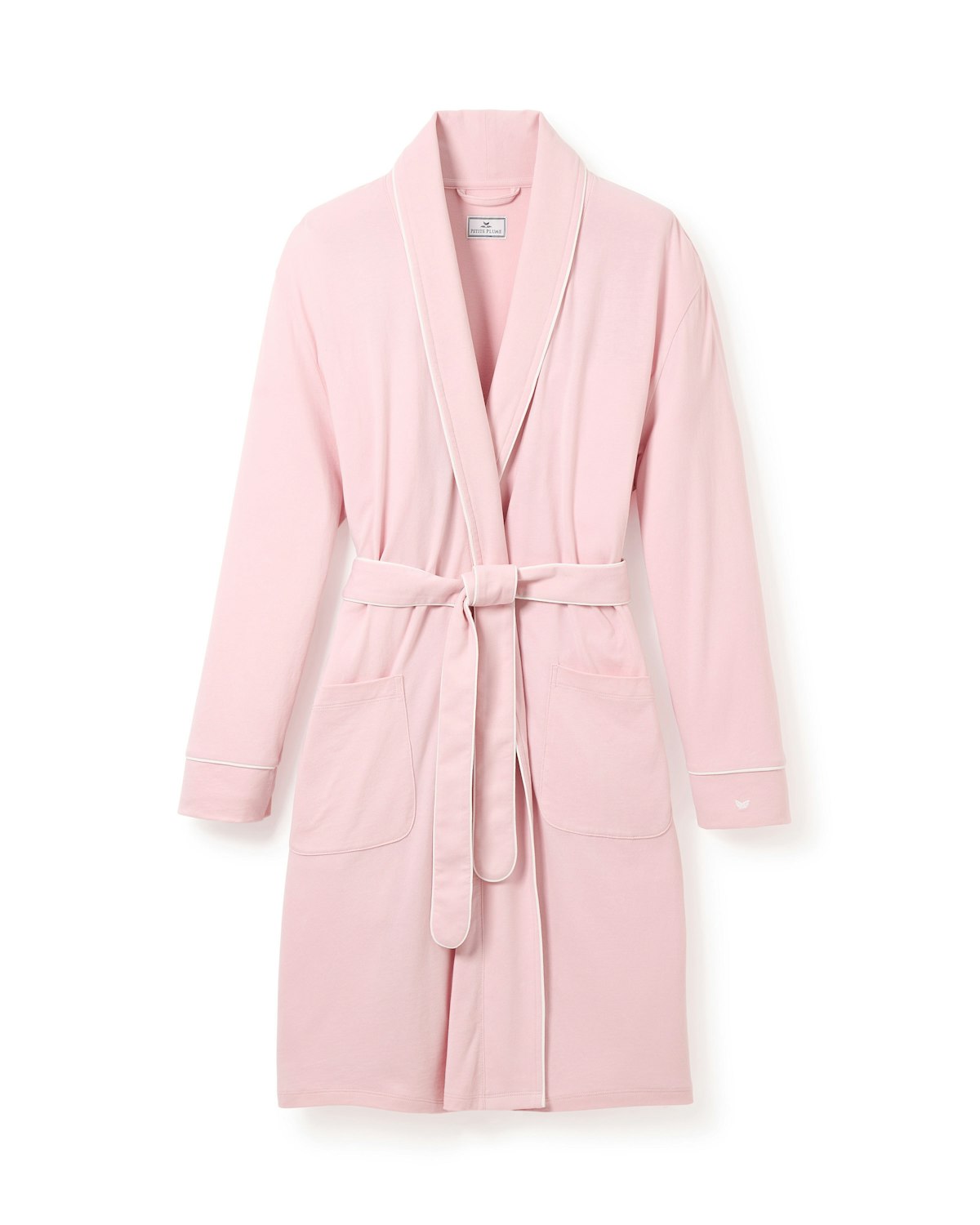 Women's Pima Maternity Robe in Light Heather Grey